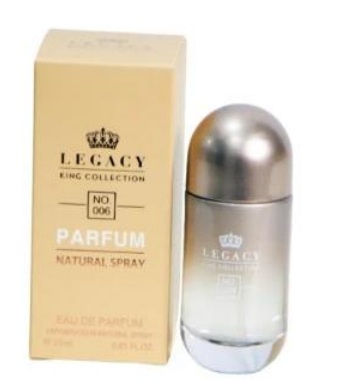 LEGACY KING COLLECTION 006 212 ROSE FEMME 25ML