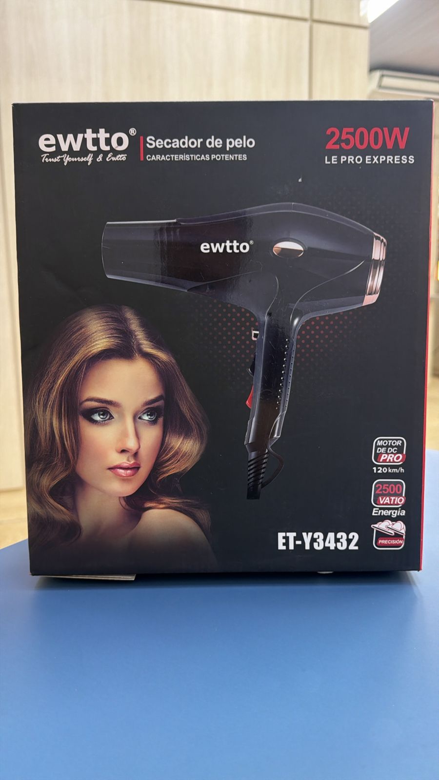 EWTTO SECADOR DE PELO 2500W ET-Y3432