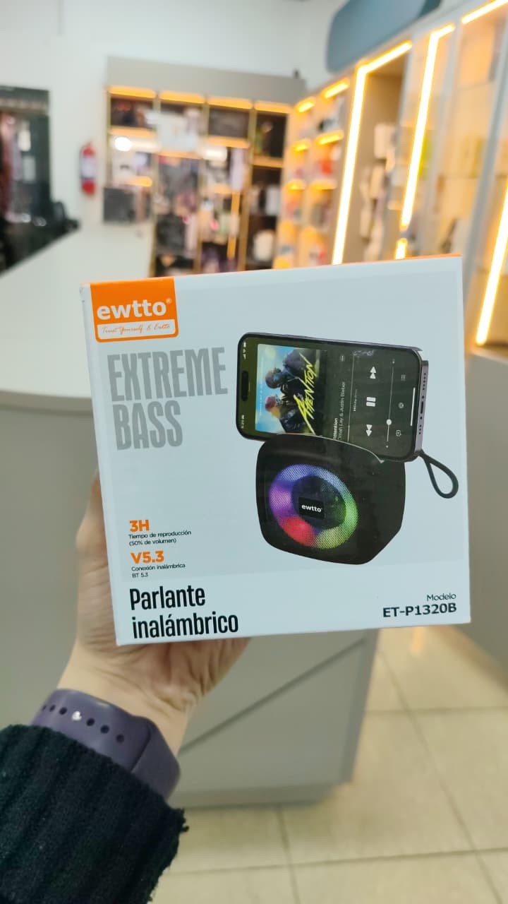 EWTTO PARLANTE INALAMBRICO EXTREME BASS ET-P1320B
