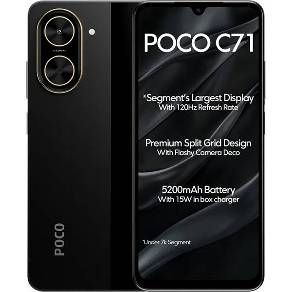 POCO C71 3GB RAM  64GB - NEGRO