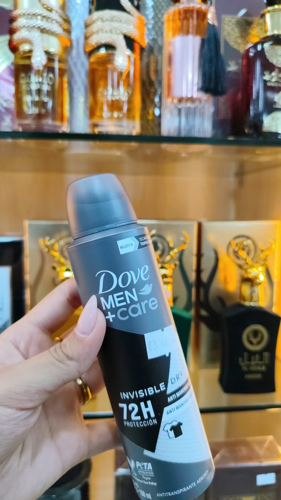 DESODORANTE DOVE MEN - INVISIBLE DRY - 150ML