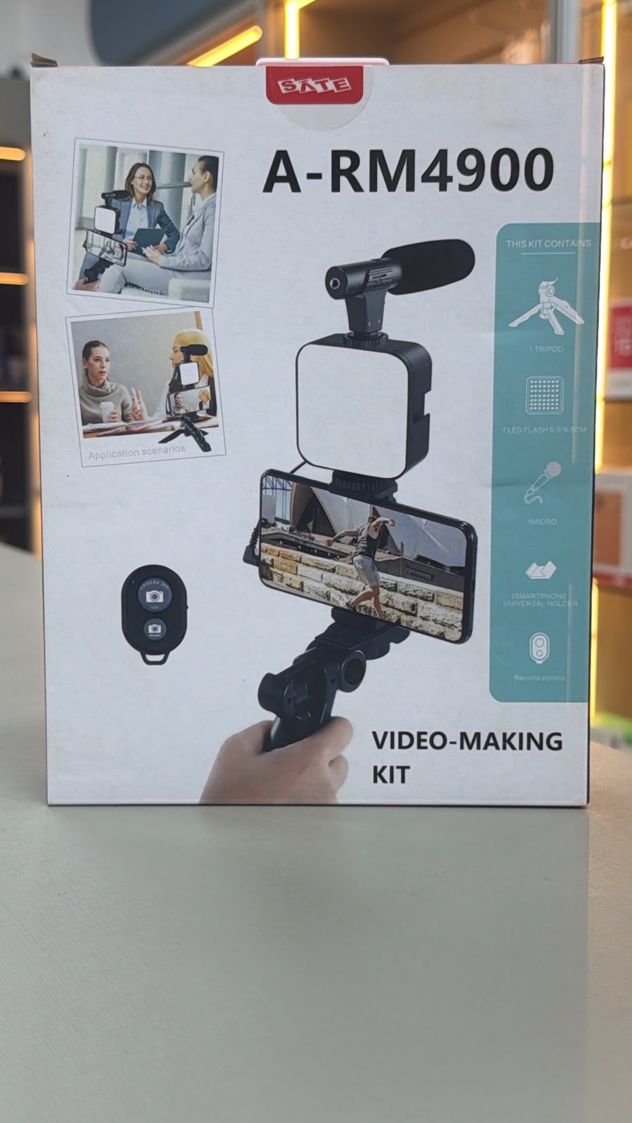 SELFIE STICK TRIPOD VIDEO MAKER A-RM4900