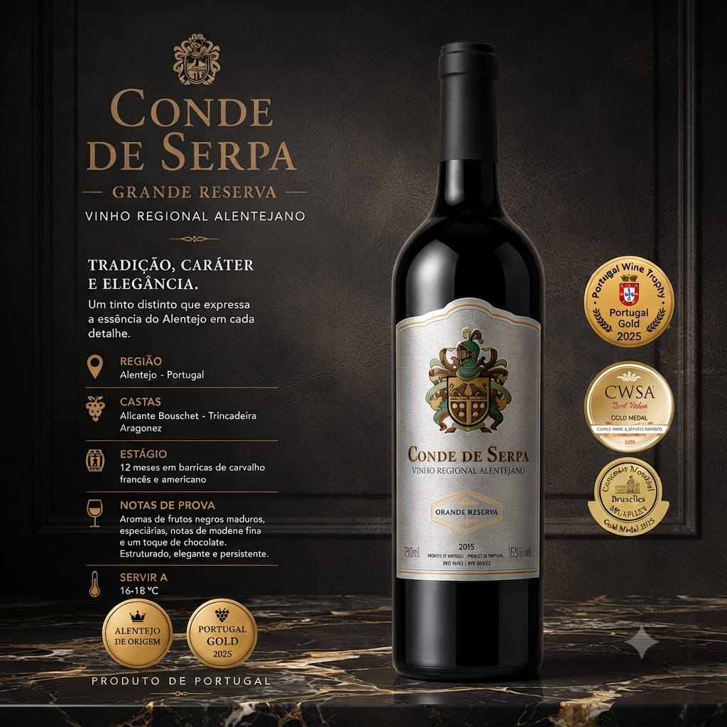 Vino Tinto Conde de Serpa Grande Reserva
