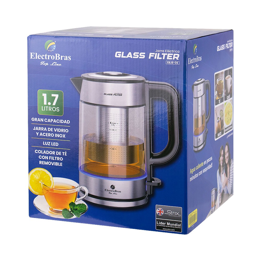 ELECTROBRAS-JARRA GLASS FILTER EBJE-06 2  220V 50/60hz