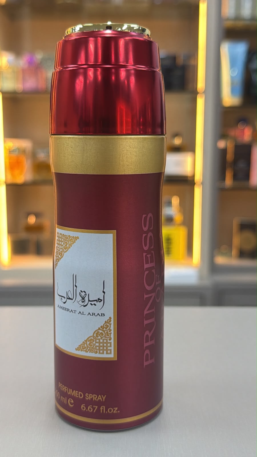 DESODORANTE LATTAFA SPRAY AMEERAT AL ARAB (ROJO) 200ML