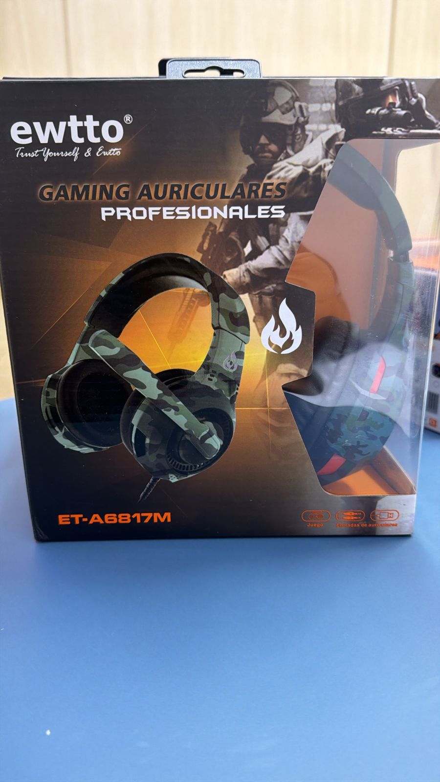 EWTTO AUDIFONO GAMERS ET-A6817M