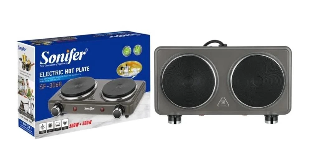 SONIFER FOGAO ELETRICO SF-3068   220-240V  50-60HZ 500W 500W