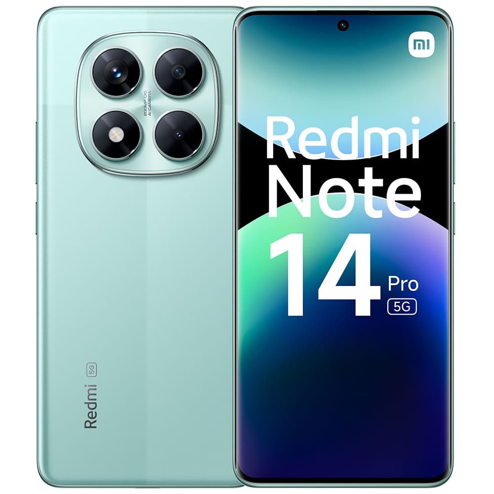 CELULAR XIAOMI REDMI NOTE 14 PRO+ 5G -  8GB/256GB - VERDE