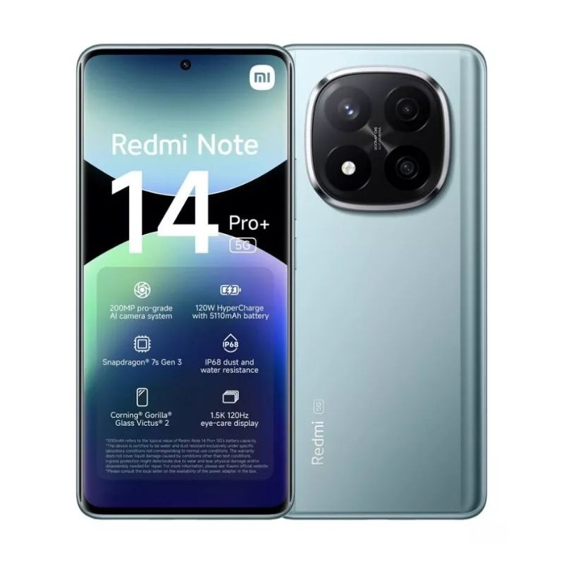 CELULAR XIAOMI REDMI NOTE 14 PRO+5G - 8GB/256 - FROST AZUL