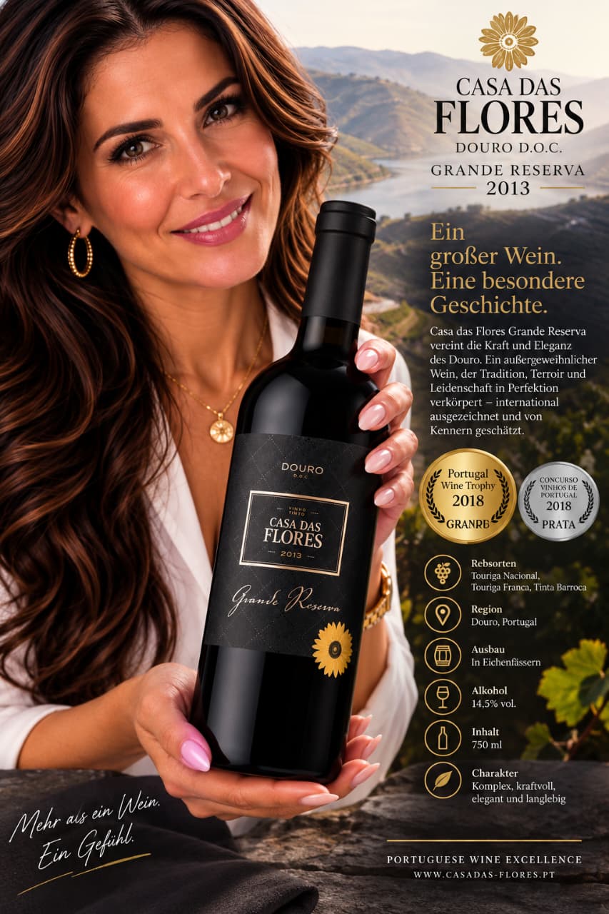 Vino Tinto Casa das Flores Gran Reserva Douro D.O.C.
