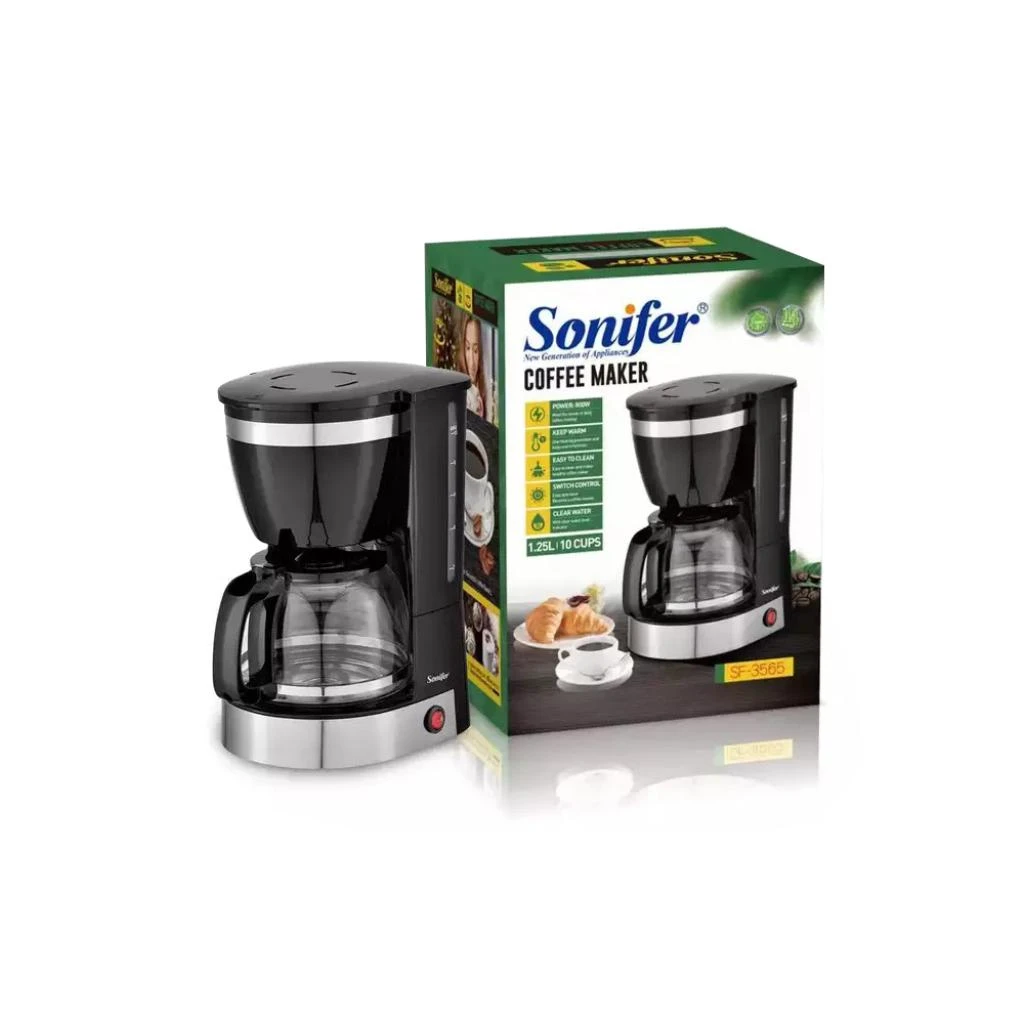 SONIFER CAFETEIRA SF-3565 1,25L 10CUPS 220-240V  50-60HZ 800W