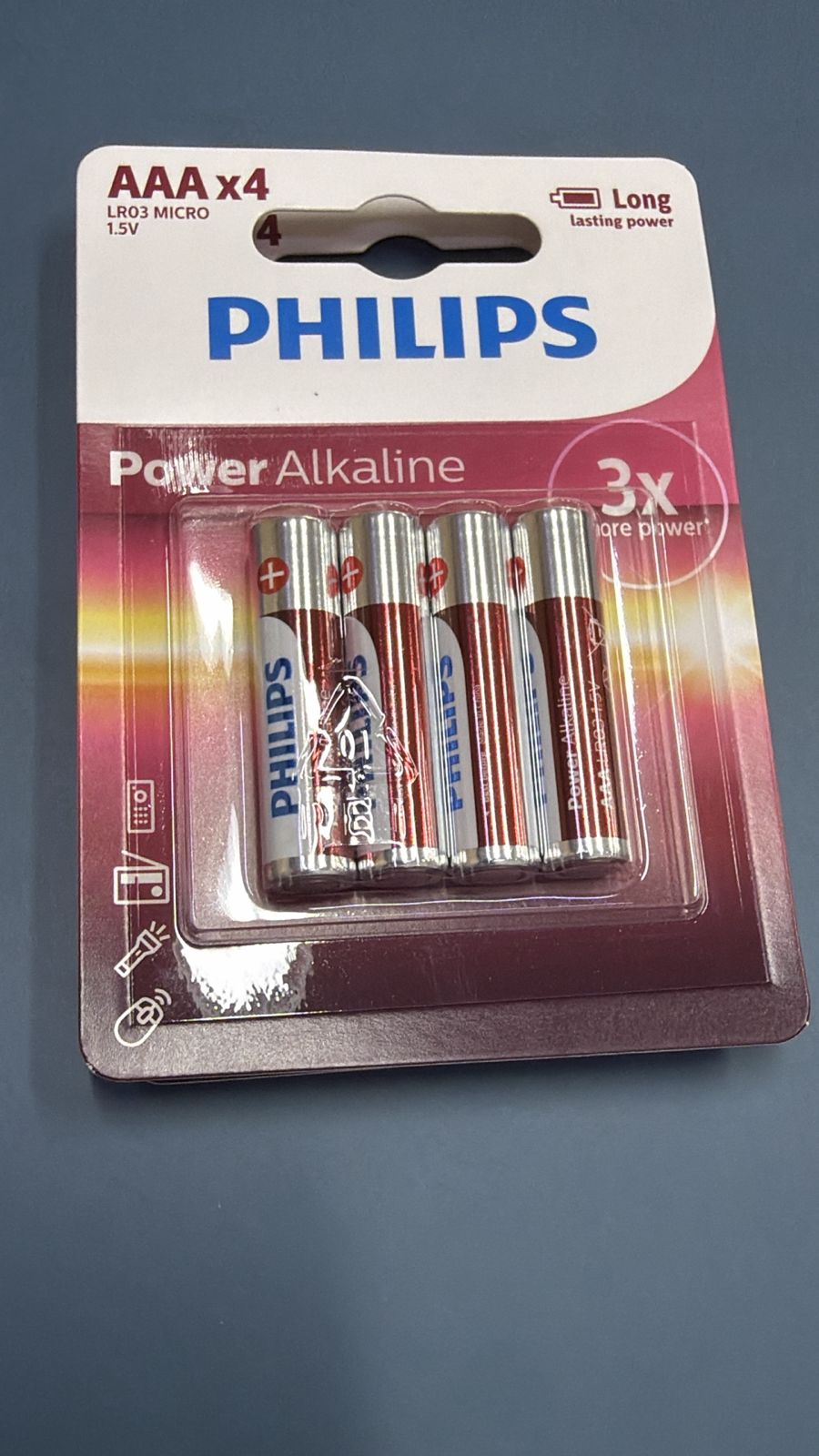 PILA PHILIPS POWER ALKALINE AAAX4