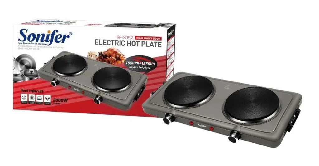 SONIFER FOGAO ELETRICO SF-3052 DOUBLE 220-240V  50/60HZ   1000W+1000W