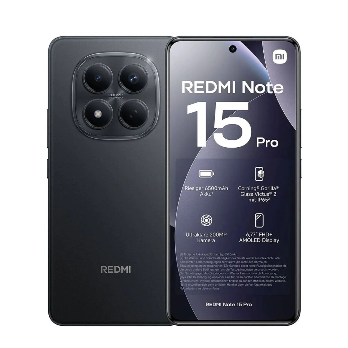 CELULAR XIAOMI NOTE 15 PRO - NEGRO - 256GB